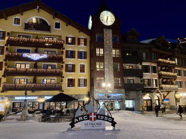 Appartement Arc 1950 M, Ski Au Pied, Piscine Exterieure Chauffee, Remontees Mecaniques A 100M, Sauna Et Salle De Sports Les Arcs  Dış mekan fotoğraf